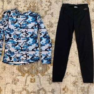 Hot Chillys Boys Thermals Set - Size M